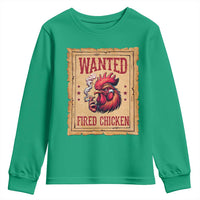 Funny Weed Lover Cannabis 420 Youth Sweatshirt Fried Chicken - Wonder Print Shop