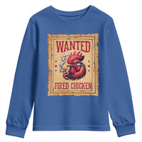 Funny Weed Lover Cannabis 420 Youth Sweatshirt Fried Chicken - Wonder Print Shop
