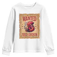 Funny Weed Lover Cannabis 420 Youth Sweatshirt Fried Chicken - Wonder Print Shop