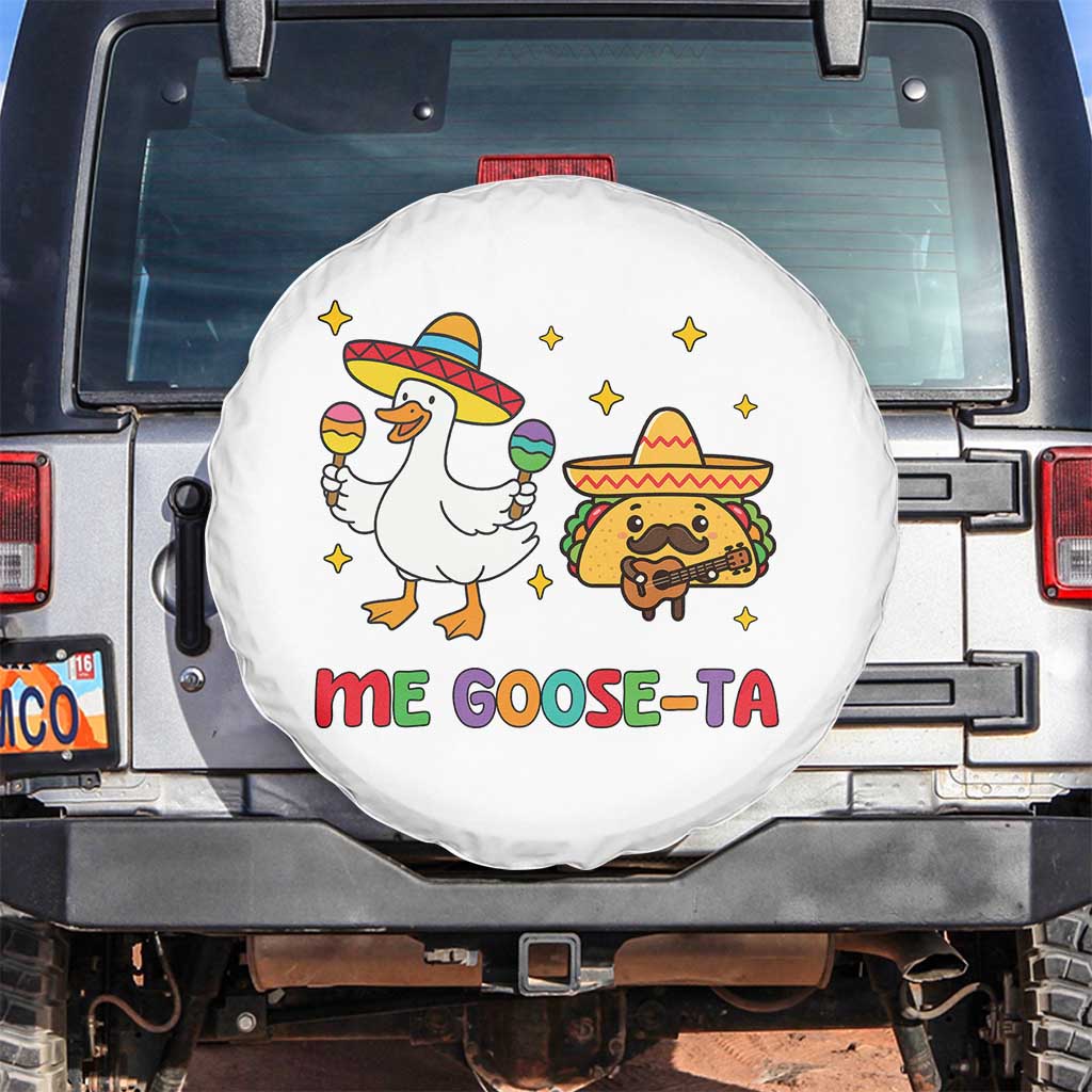 Me Goose Ta Mexican Spare Tire Cover Funny Spanish Taco Mexican Food Meme - Wonder Print Shop