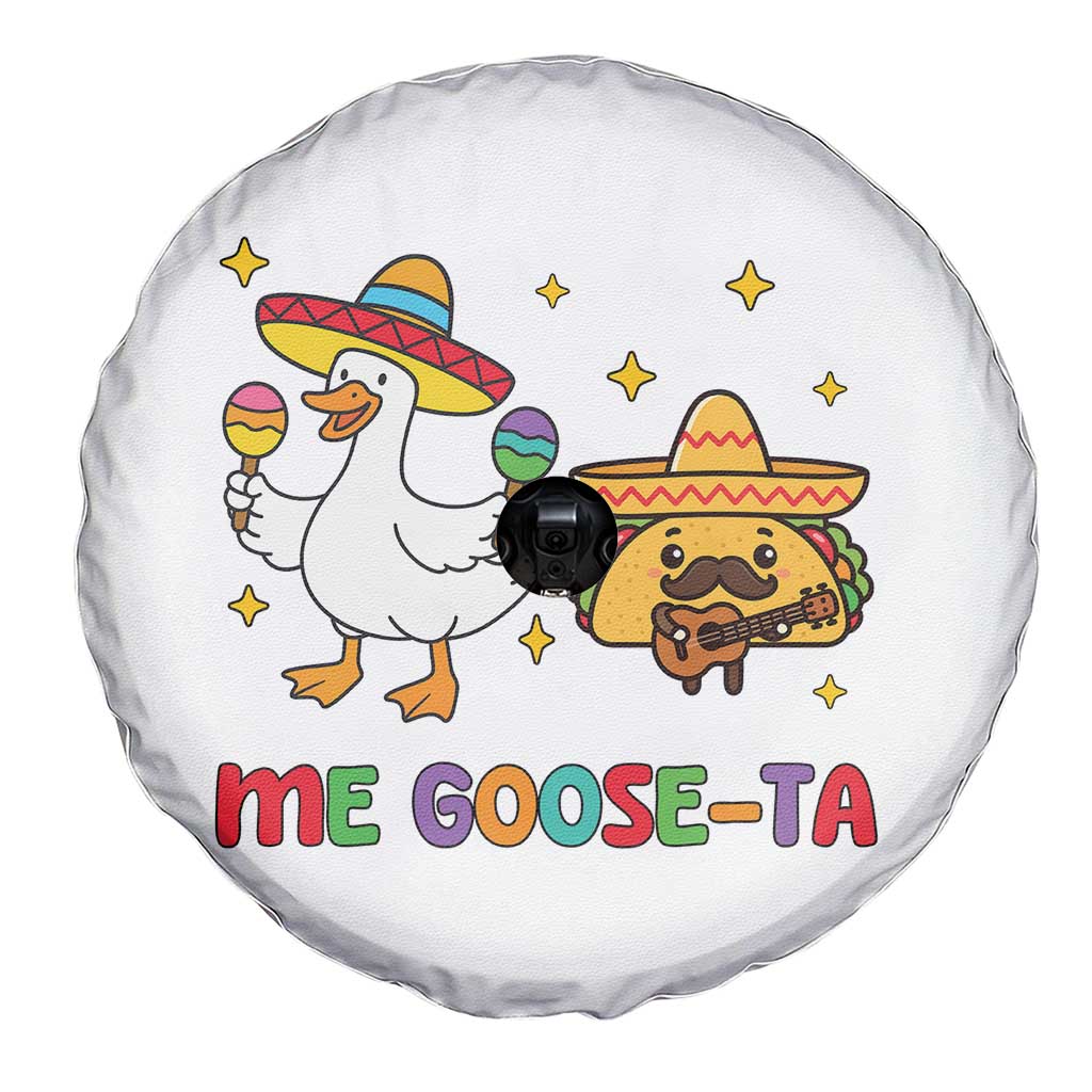 Me Goose Ta Mexican Spare Tire Cover Funny Spanish Taco Mexican Food Meme - Wonder Print Shop