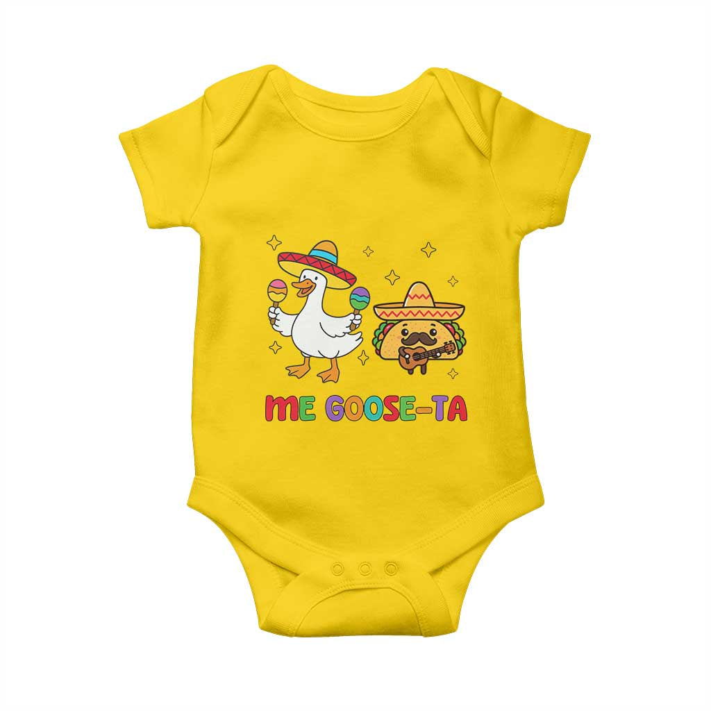 Me Goose Ta Mexican Baby Onesie Funny Spanish Taco Mexican Food Meme - Wonder Print Shop