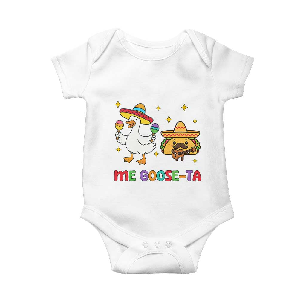 Me Goose Ta Mexican Baby Onesie Funny Spanish Taco Mexican Food Meme - Wonder Print Shop
