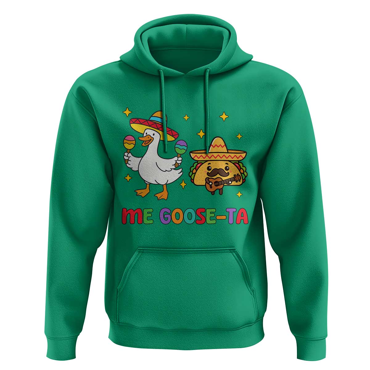 Me Goose Ta Mexican Hoodie Funny Spanish Taco Mexican Food Meme - Wonder Print Shop