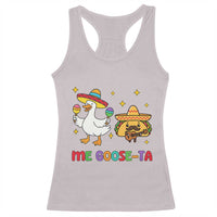 Me Goose Ta Mexican Racerback Tank Top Funny Spanish Taco Mexican Food Meme - Wonder Print Shop