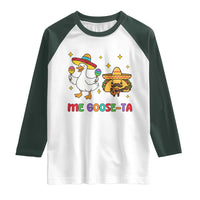 Me Goose Ta Mexican Raglan Shirt Funny Spanish Taco Mexican Food Meme - Wonder Print Shop