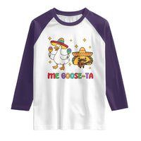 Me Goose Ta Mexican Raglan Shirt Funny Spanish Taco Mexican Food Meme - Wonder Print Shop