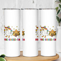 Me Goose Ta Mexican Skinny Tumbler Funny Spanish Taco Mexican Food Meme