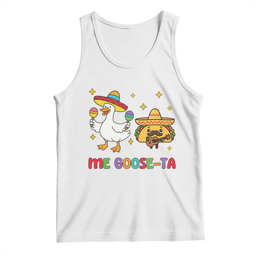 Me Goose Ta Mexican Tank Top Funny Spanish Taco Mexican Food Meme - Wonder Print Shop