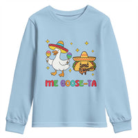 Me Goose Ta Mexican Youth Sweatshirt Funny Spanish Taco Mexican Food Meme - Wonder Print Shop