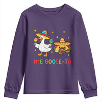 Me Goose Ta Mexican Youth Sweatshirt Funny Spanish Taco Mexican Food Meme - Wonder Print Shop