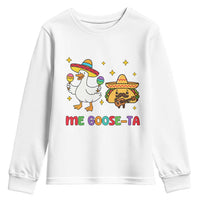 Me Goose Ta Mexican Youth Sweatshirt Funny Spanish Taco Mexican Food Meme - Wonder Print Shop