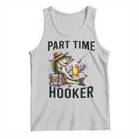 Part Time Hooker Tank Top Funny Bass Fishing Beer Joke - Wonder Print Shop