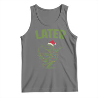 Funny Gator Sarcastic Christmas Tank Top Later Alligator - Wonder Print Shop