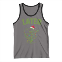 Funny Gator Sarcastic Christmas Tank Top Later Alligator - Wonder Print Shop