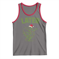 Funny Gator Sarcastic Christmas Tank Top Later Alligator - Wonder Print Shop