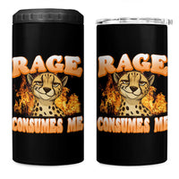 Cool Cheetah 4 in 1 Can Cooler Tumbler Funny Range Consumes Me Sarcastic Wild Animal