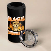 Cool Cheetah 4 in 1 Can Cooler Tumbler Funny Range Consumes Me Sarcastic Wild Animal