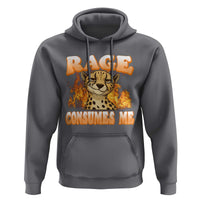 Cool Cheetah Hoodie Funny Range Consumes Me Sarcastic Wild Animal - Wonder Print Shop