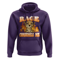 Cool Cheetah Hoodie Funny Range Consumes Me Sarcastic Wild Animal - Wonder Print Shop