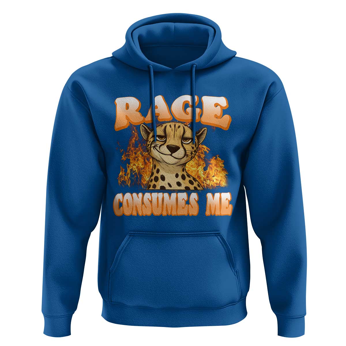 Cool Cheetah Hoodie Funny Range Consumes Me Sarcastic Wild Animal - Wonder Print Shop