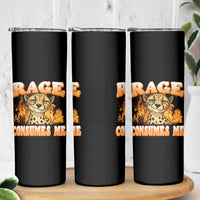 Cool Cheetah Skinny Tumbler Funny Range Consumes Me Sarcastic Wild Animal