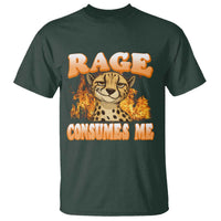 Cool Cheetah T Shirt Funny Range Consumes Me Sarcastic Wild Animal - Wonder Print Shop
