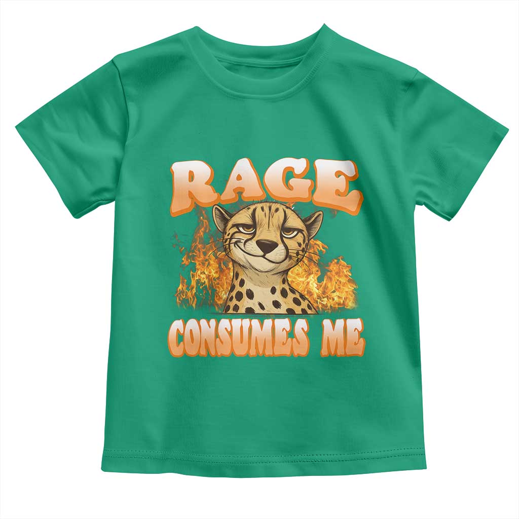 Cool Cheetah Toddler T Shirt Funny Range Consumes Me Sarcastic Wild Animal - Wonder Print Shop