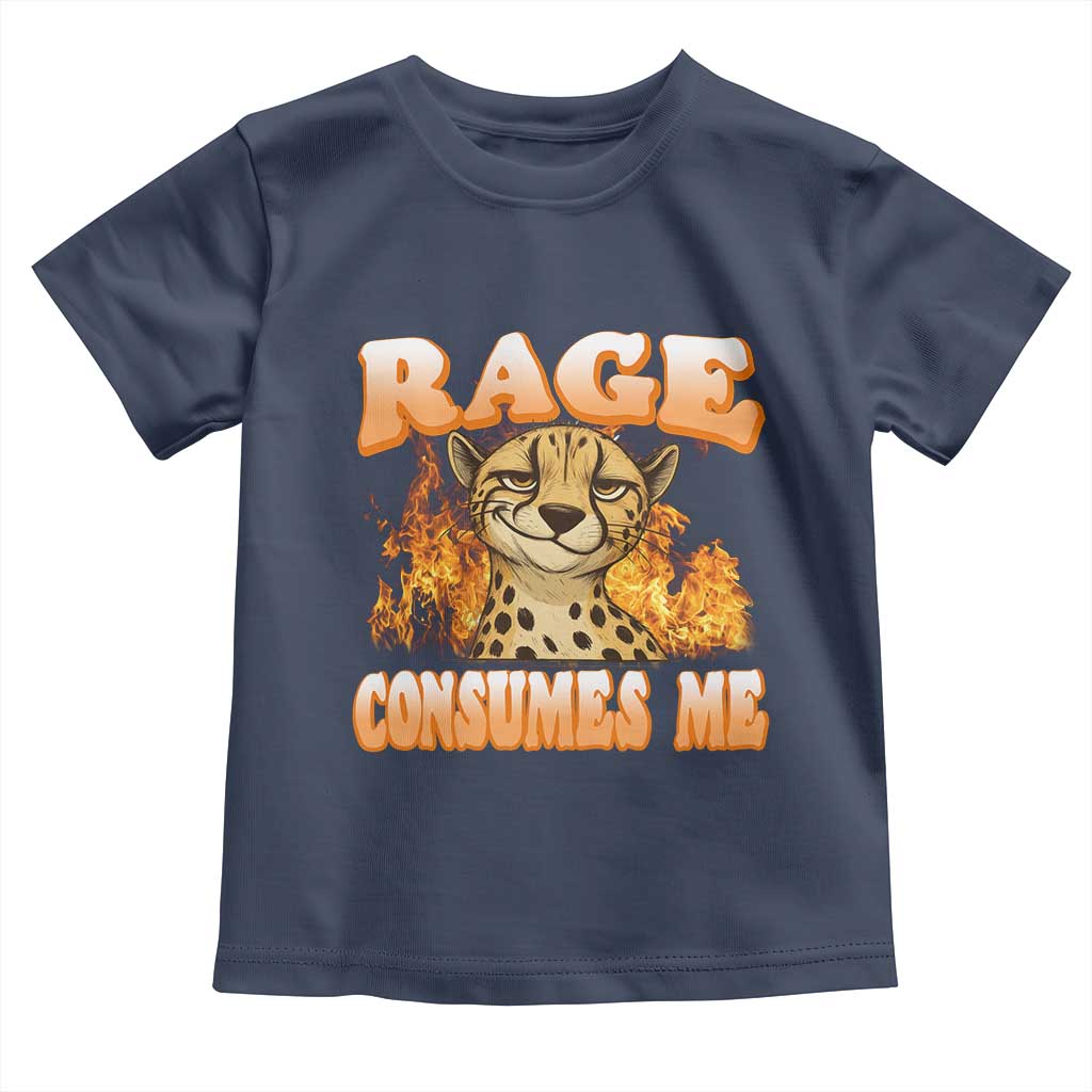 Cool Cheetah Toddler T Shirt Funny Range Consumes Me Sarcastic Wild Animal - Wonder Print Shop