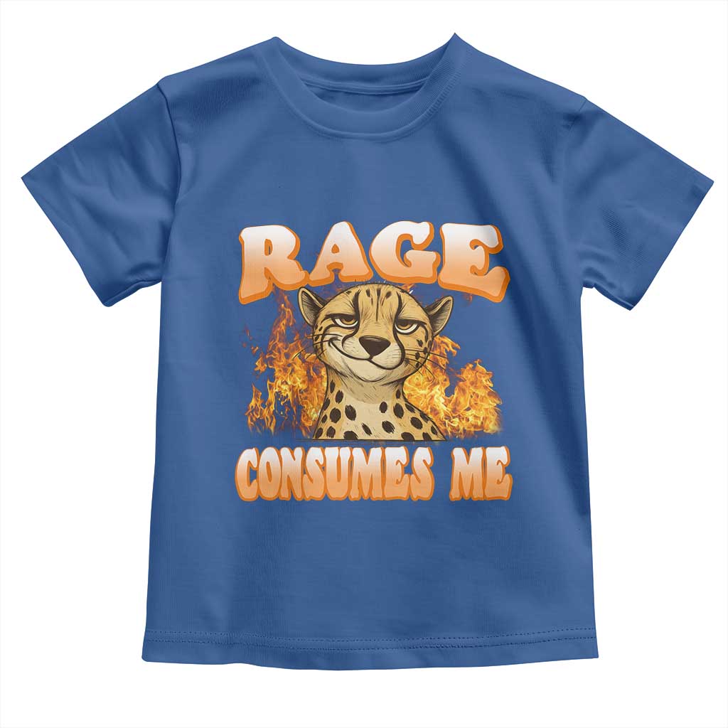 Cool Cheetah Toddler T Shirt Funny Range Consumes Me Sarcastic Wild Animal - Wonder Print Shop