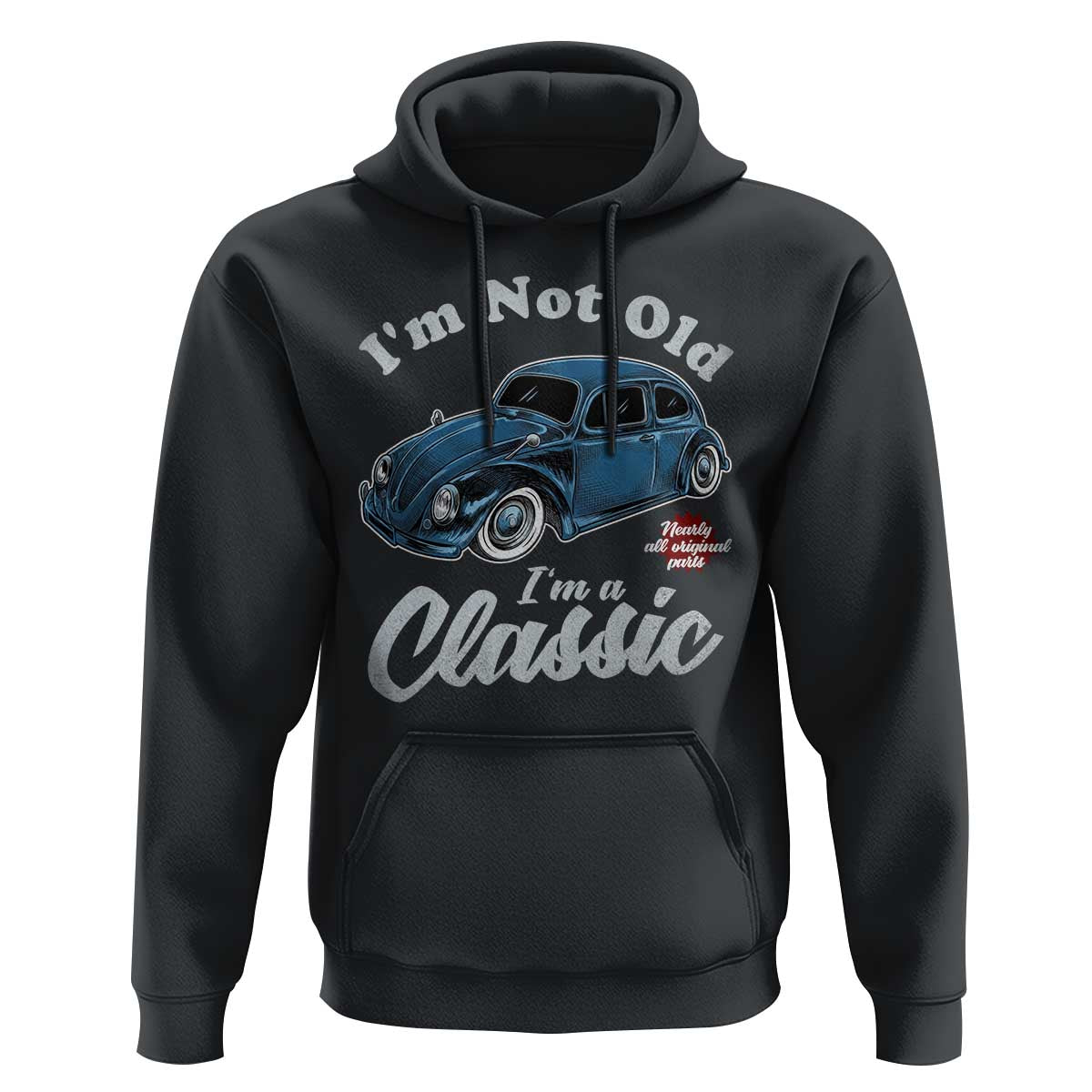 I'm Not Old I'm Classic Hoodie Vintage Distressed Classic Bug Travel