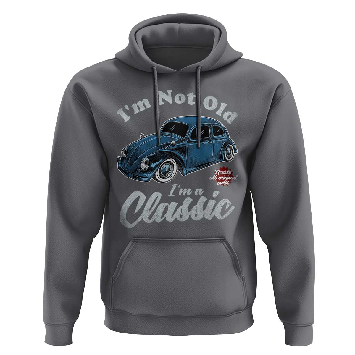 I'm Not Old I'm Classic Hoodie Vintage Distressed Classic Bug Travel
