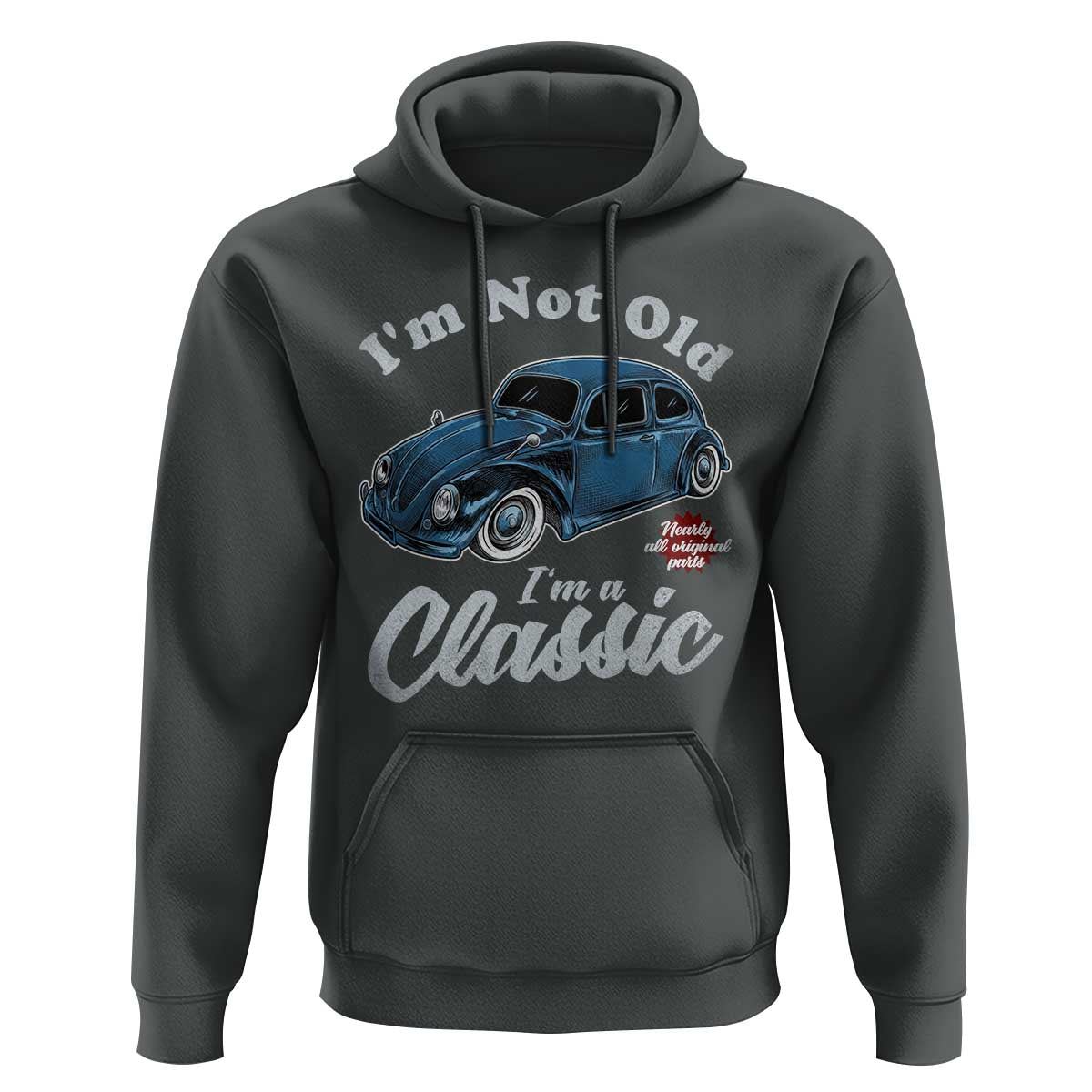 I'm Not Old I'm Classic Hoodie Vintage Distressed Classic Bug Travel