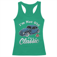 I'm Not Old I'm Classic Racerback Tank Top Vintage Distressed Classic Bug Travel