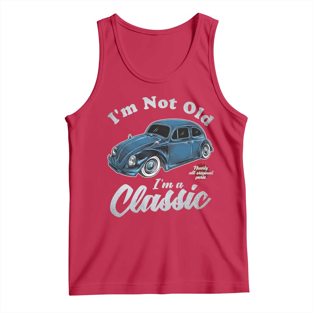 I'm Not Old I'm Classic Tank Top Vintage Distressed Classic Bug Travel