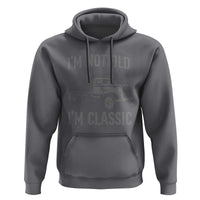 I'm Not Old I'm Classic Hoodie Retro Needlenose Semi Truck Old School Distressed Big Rig 18 Wheeler