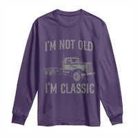 I'm Not Old I'm Classic Long Sleeve Shirt Retro Needlenose Semi Truck Old School Distressed Big Rig 18 Wheeler