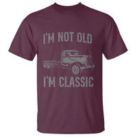 I'm Not Old I'm Classic T Shirt Retro Needlenose Semi Truck Old School Distressed Big Rig 18 Wheeler