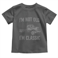 I'm Not Old I'm Classic Toddler T Shirt Retro Needlenose Semi Truck Old School Distressed Big Rig 18 Wheeler