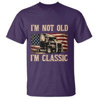 I'm Not Old I'm Classic T Shirt Vintage Distressed Big Rig 18 Wheeler Driver