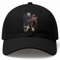 Teddy Roosevelt Playing Guitar 4th of July Baseball Cap
