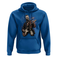 Teddy Roosevelt Playing Guitar 4th of July Hoodie