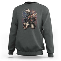 Teddy Roosevelt Playing Guitar 4th of July Sweatshirt