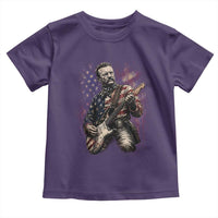Teddy Roosevelt Playing Guitar 4th of July Toddler T Shirt