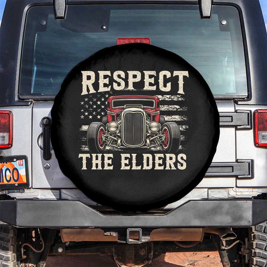 Respect The Elders Spare Tire Cover 1932 American Classic Hotrod