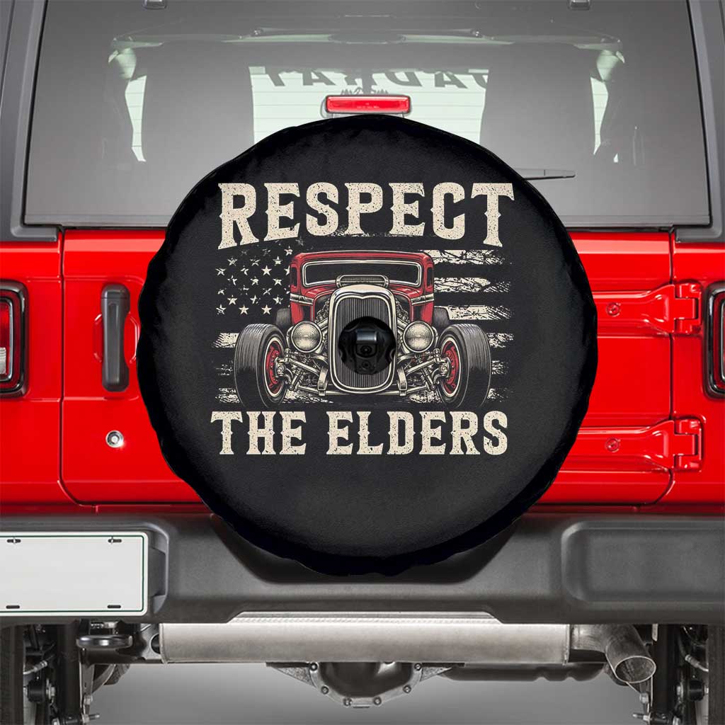 Respect The Elders Spare Tire Cover 1932 American Classic Hotrod