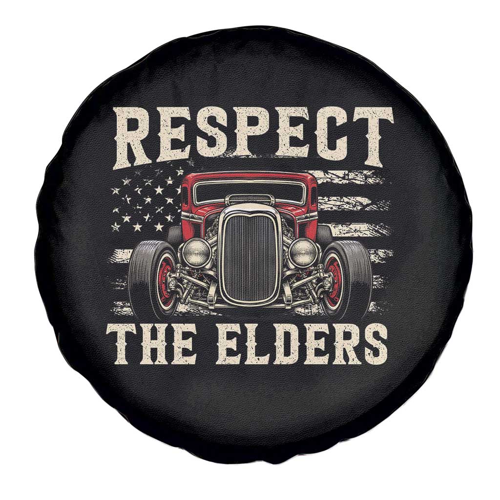 Respect The Elders Spare Tire Cover 1932 American Classic Hotrod
