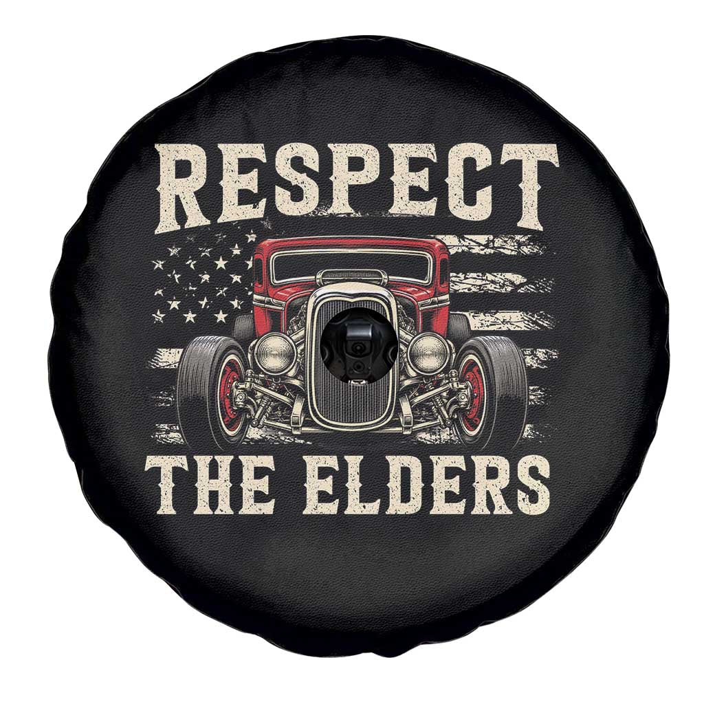 Respect The Elders Spare Tire Cover 1932 American Classic Hotrod