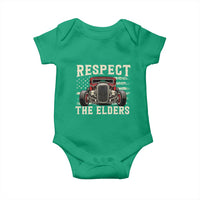 Respect The Elders Baby Onesie 1932 American Classic Hotrod