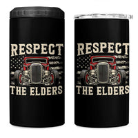 Respect The Elders 4 in 1 Can Cooler Tumbler 1932 American Classic Hotrod